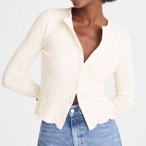 Ribbed Cardigan